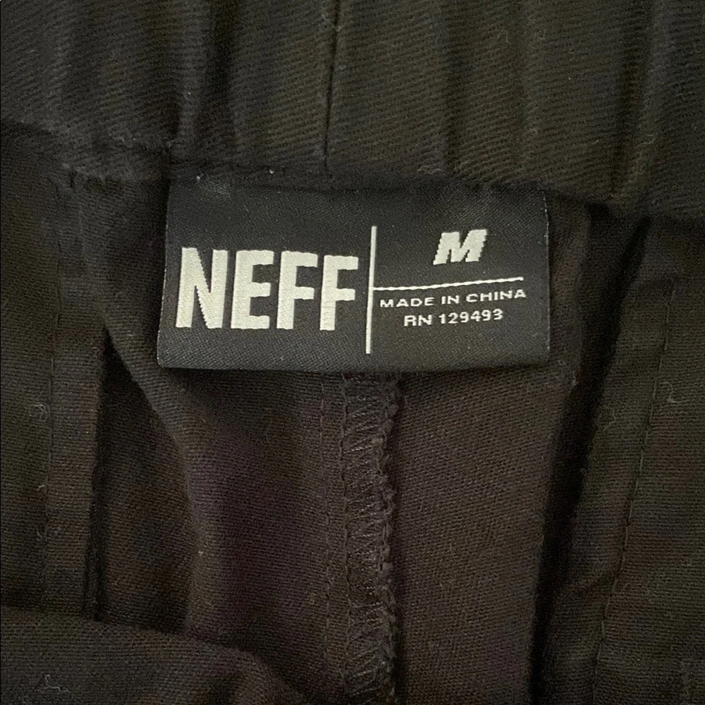 Neff Black Drawstring Shorts - Picture 2 of 4